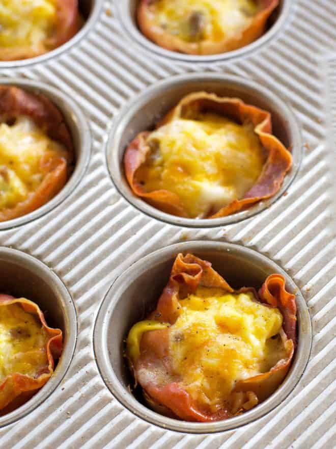 Prosciutto Sausage and Egg Cups 