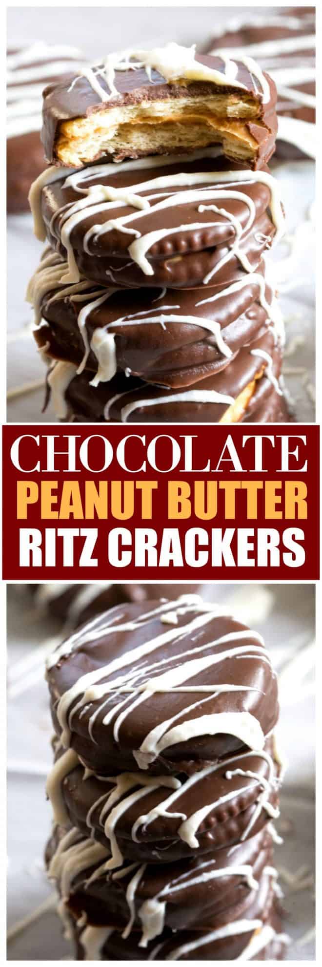 Chocolate Peanut Butter Ritz Crackers