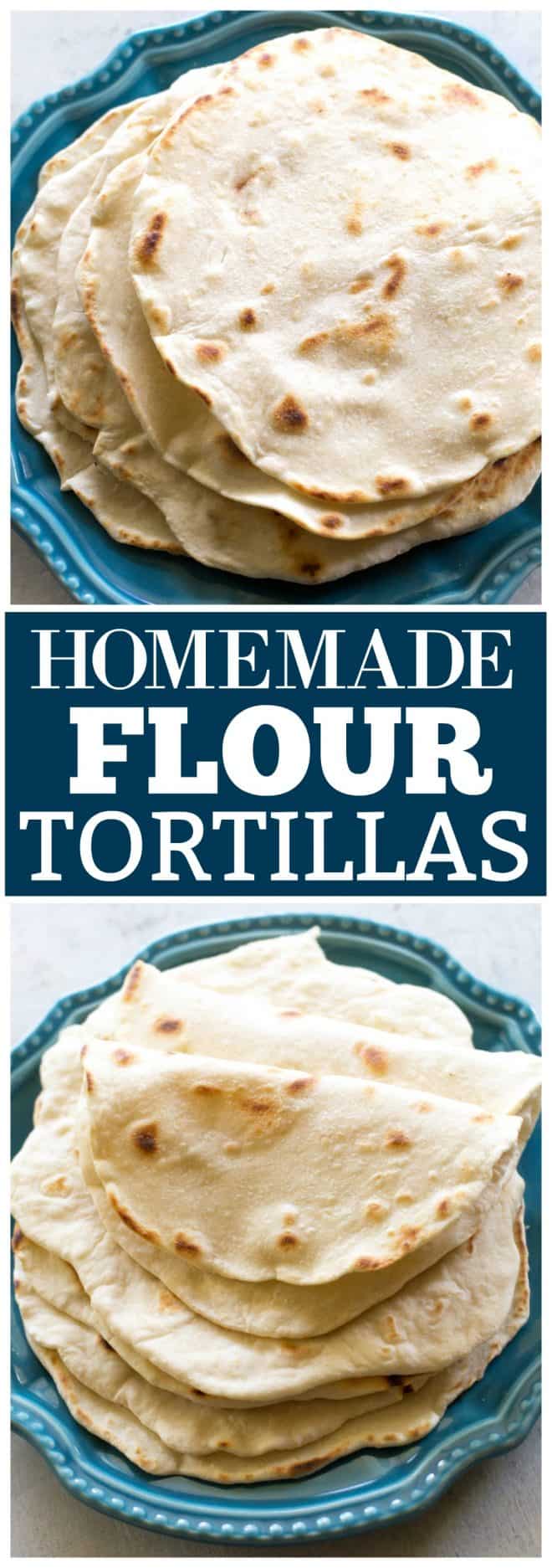 homemade flour tortillas