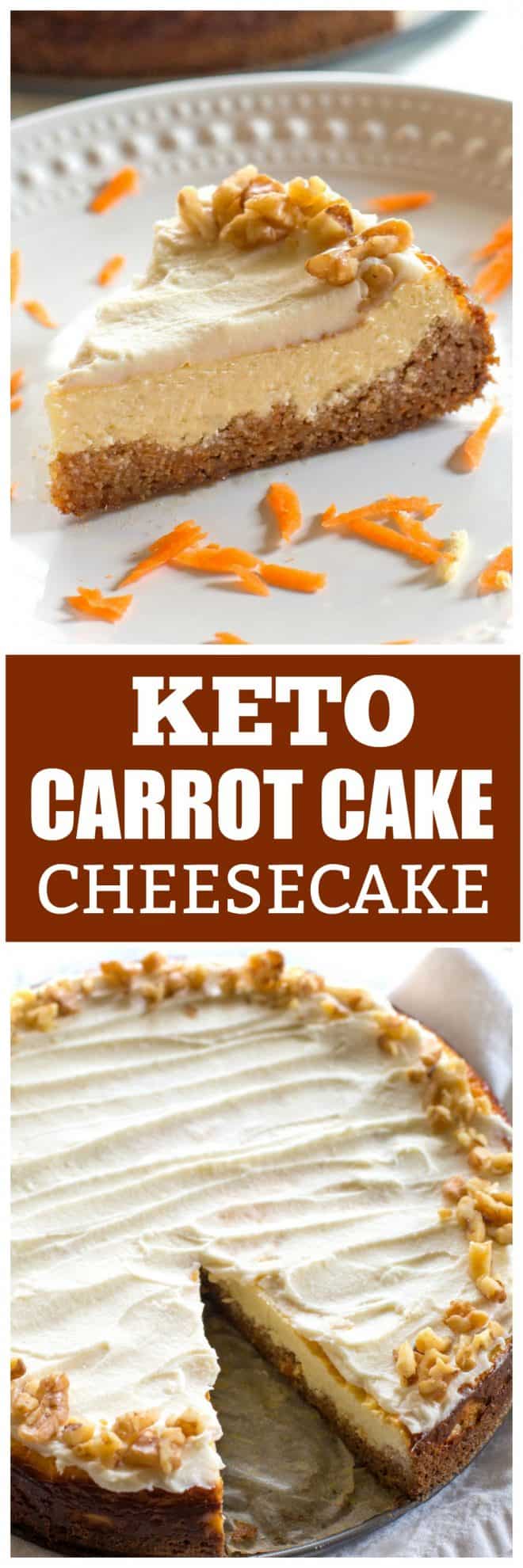 Keto Carrot Cake Cheesecake