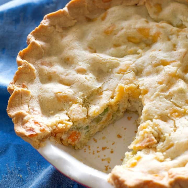 Keto Chicken Pot Pie - The Girl Who Ate Everything