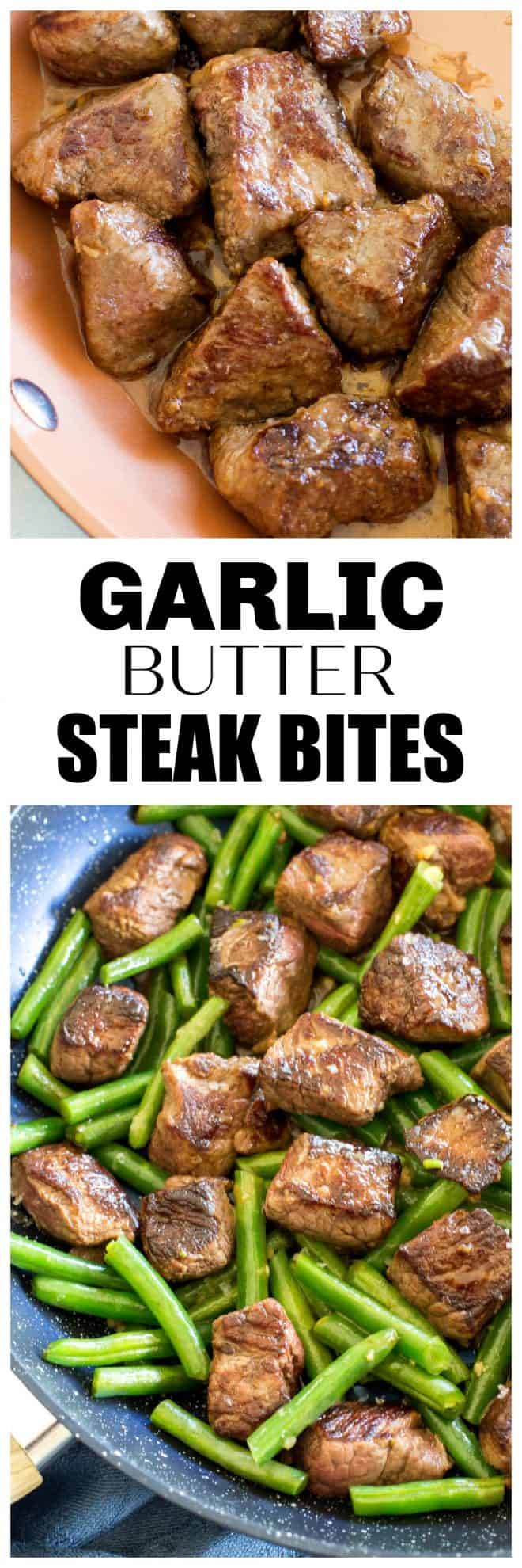 garlic butter steak bites - Garlic Butter Steak Bites