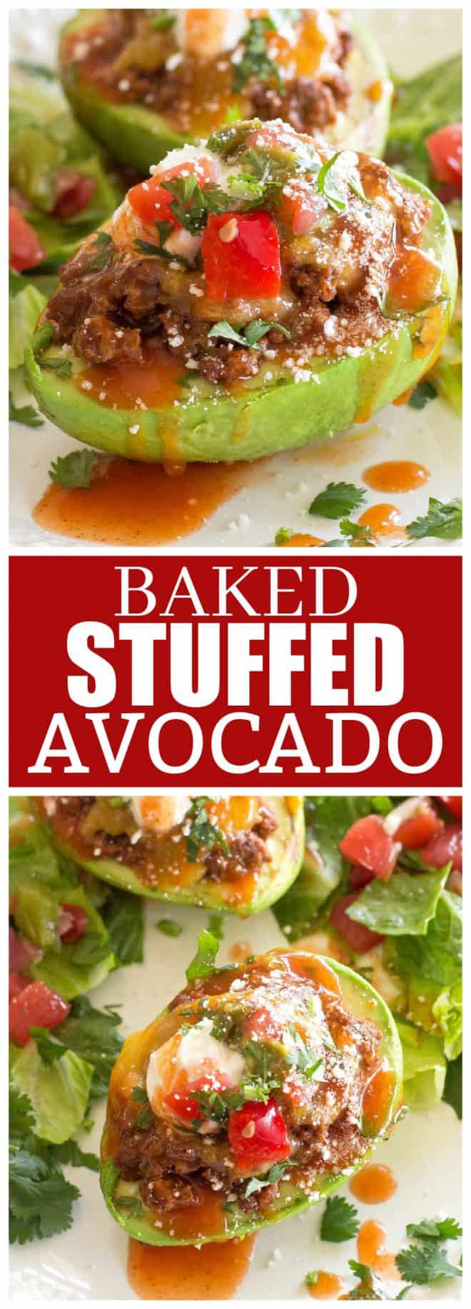 baked stuffed avocado