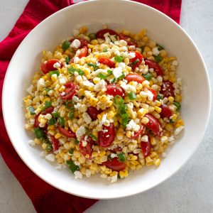 Corn, Tomato, and Feta Salad