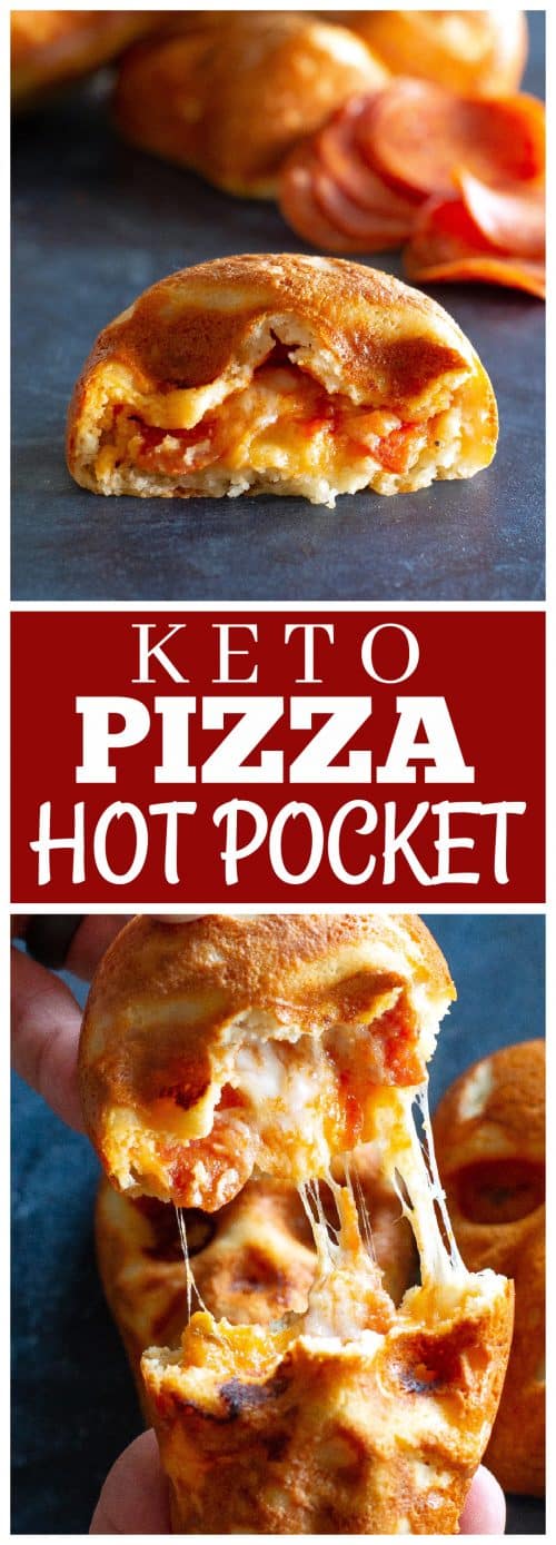 Keto Pizza Hot Pocket