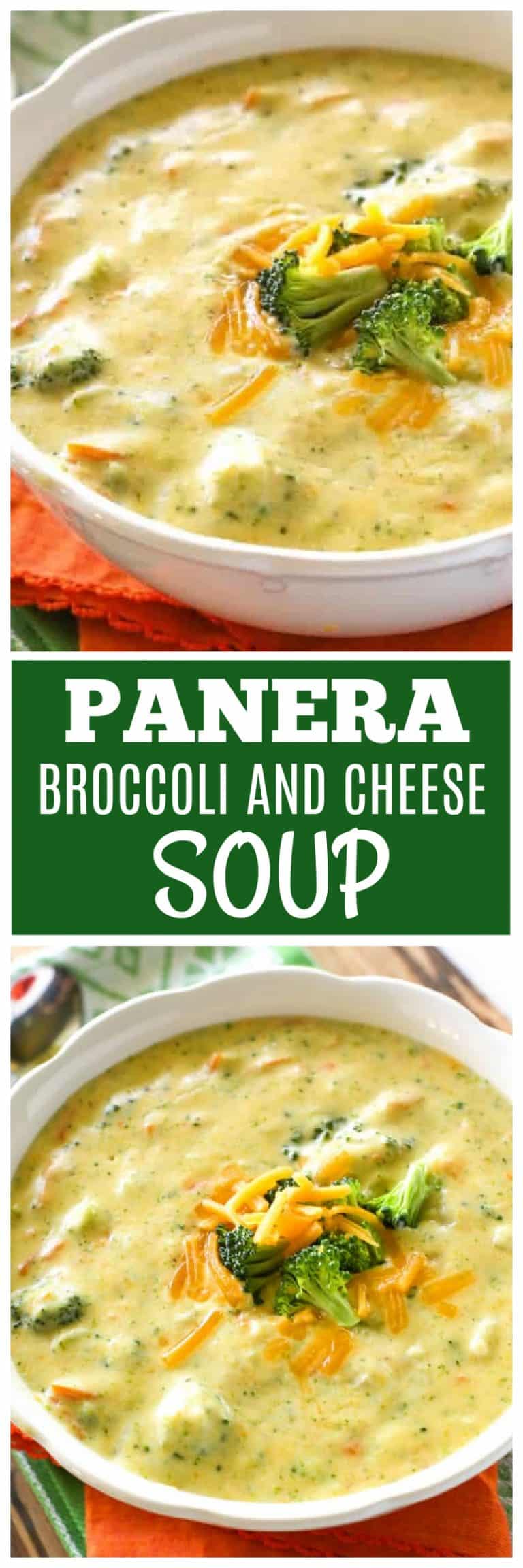 Panera's Broccoli Cheddar Soup {+VIDEO} - The Girl Who Ate Everything