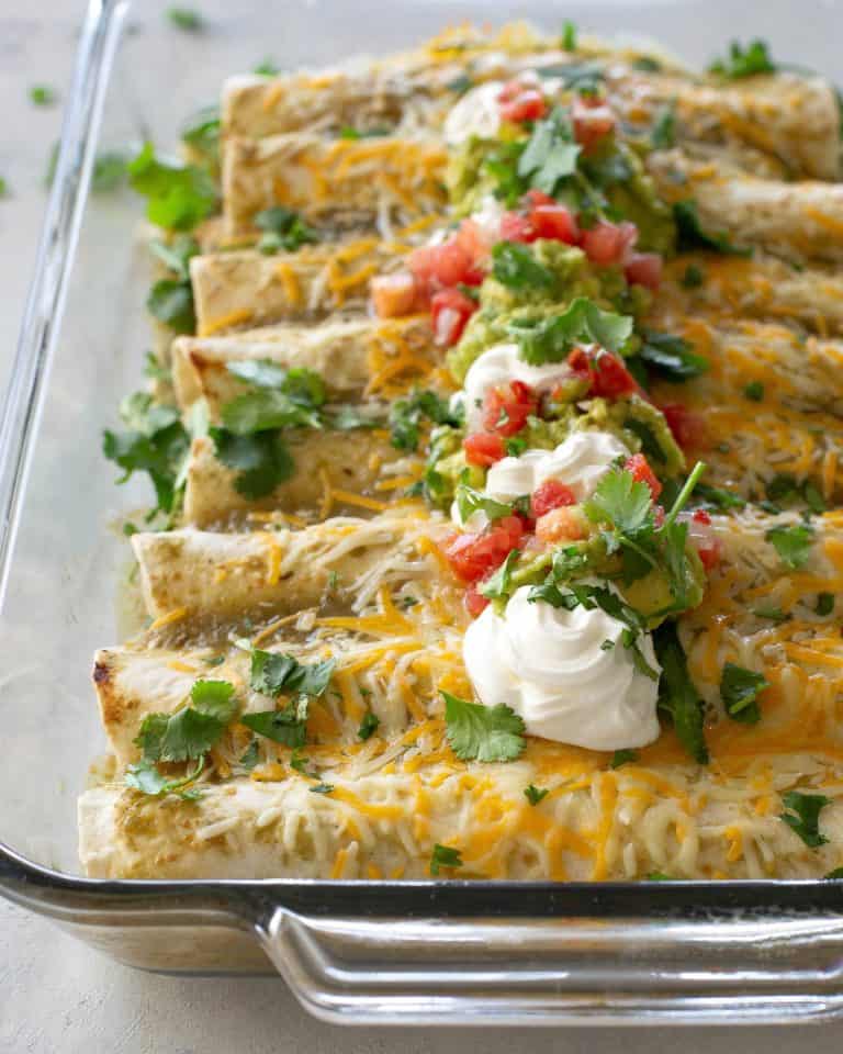 Chicken and Spinach Enchiladas The Girl Who Ate Everything