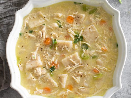 Easy Chicken and Dumplings Recipe Recipe (+VIDEO) - The Girl Who