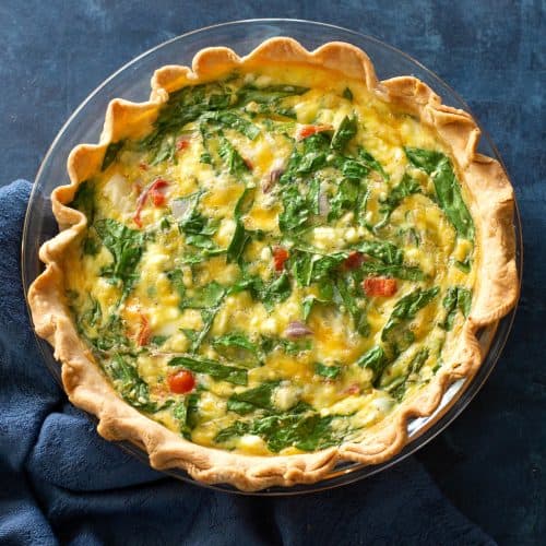 Spinach and Feta Quiche The Girl Who Ate Everything
