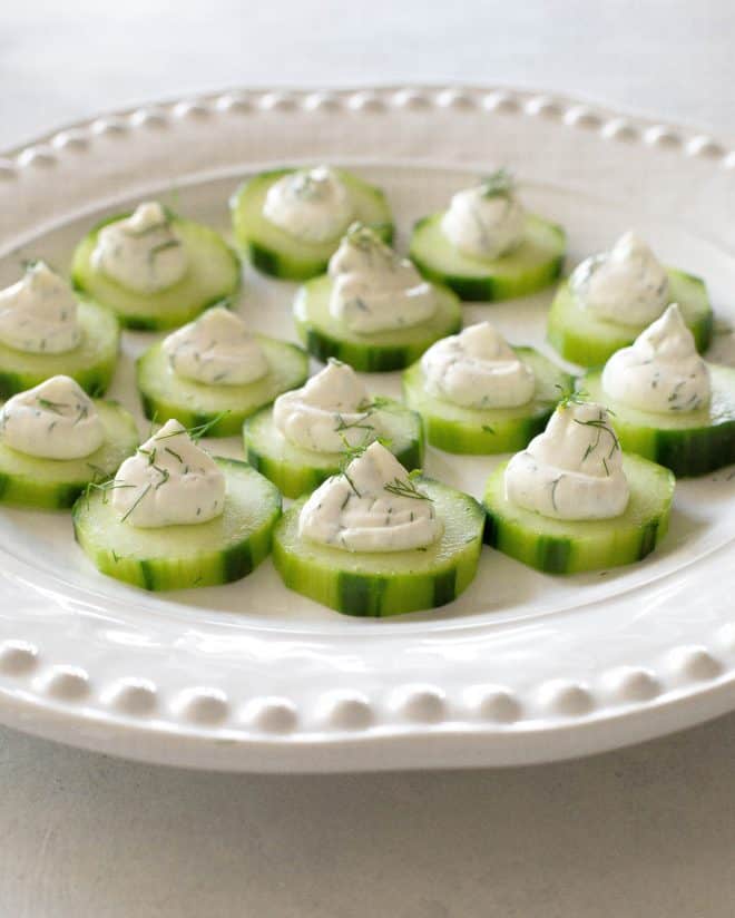 Cucumber dill slices
