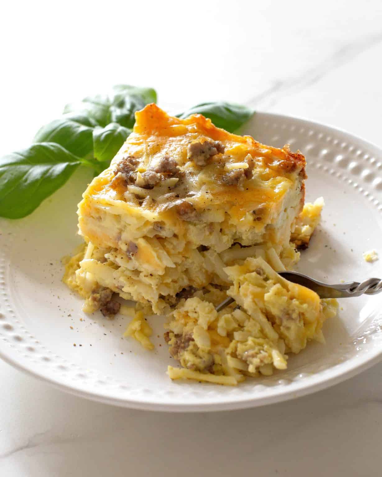 Crockpot Breakfast Casserole The Girl Who Ate Everything
