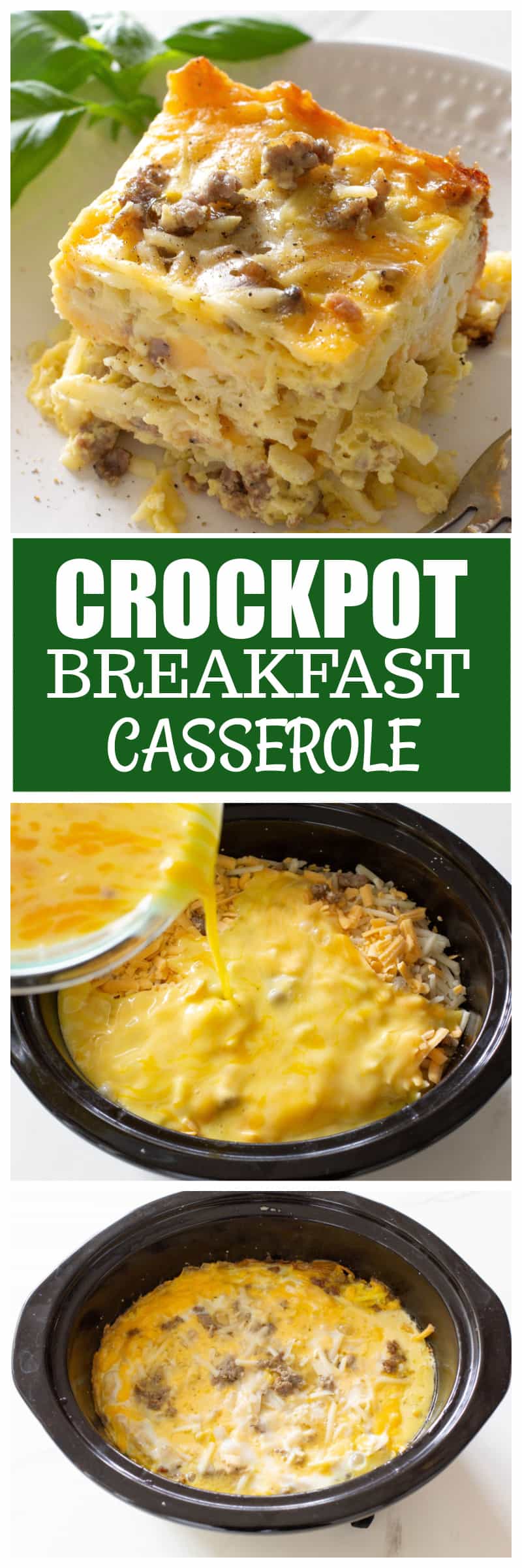 Crockpot Breakfast Casserole - The Girl on Bloor