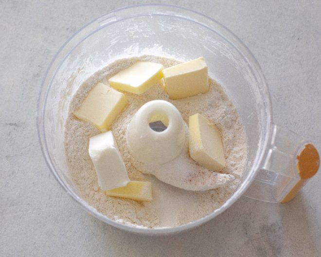 food processor with butter