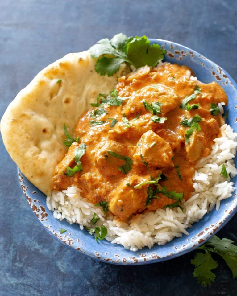 Slow Cooker Butter Chicken Recipe - The Girl Who Ate Everything