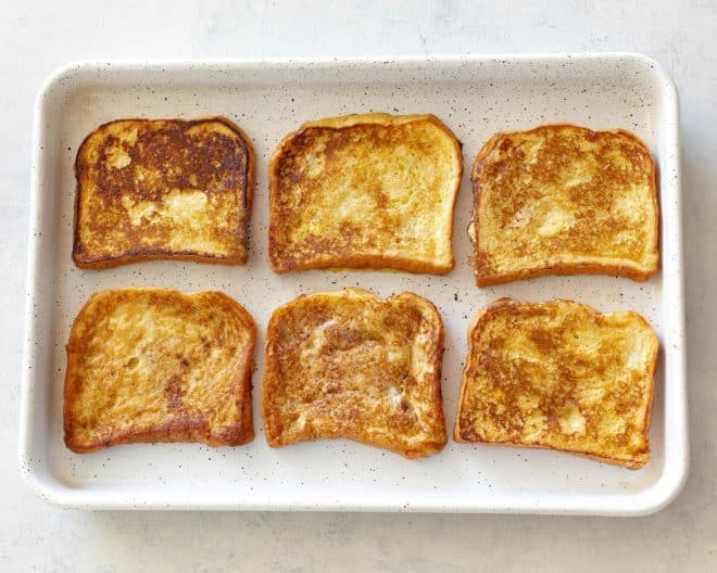french toast on a pan