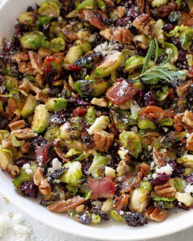 Warm Brussels Sprouts Salad The Girl Who Ate Everything