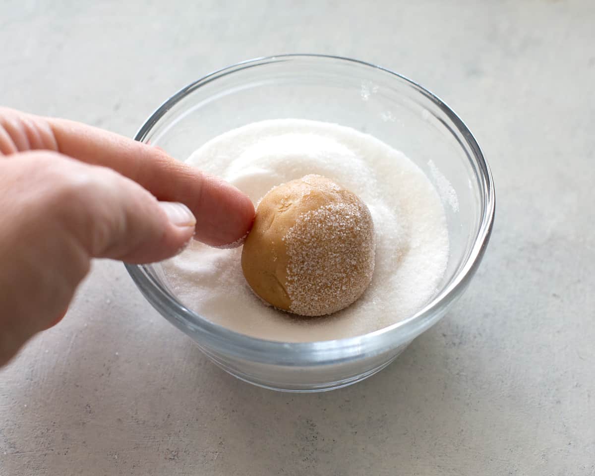 dough rolled in sugar