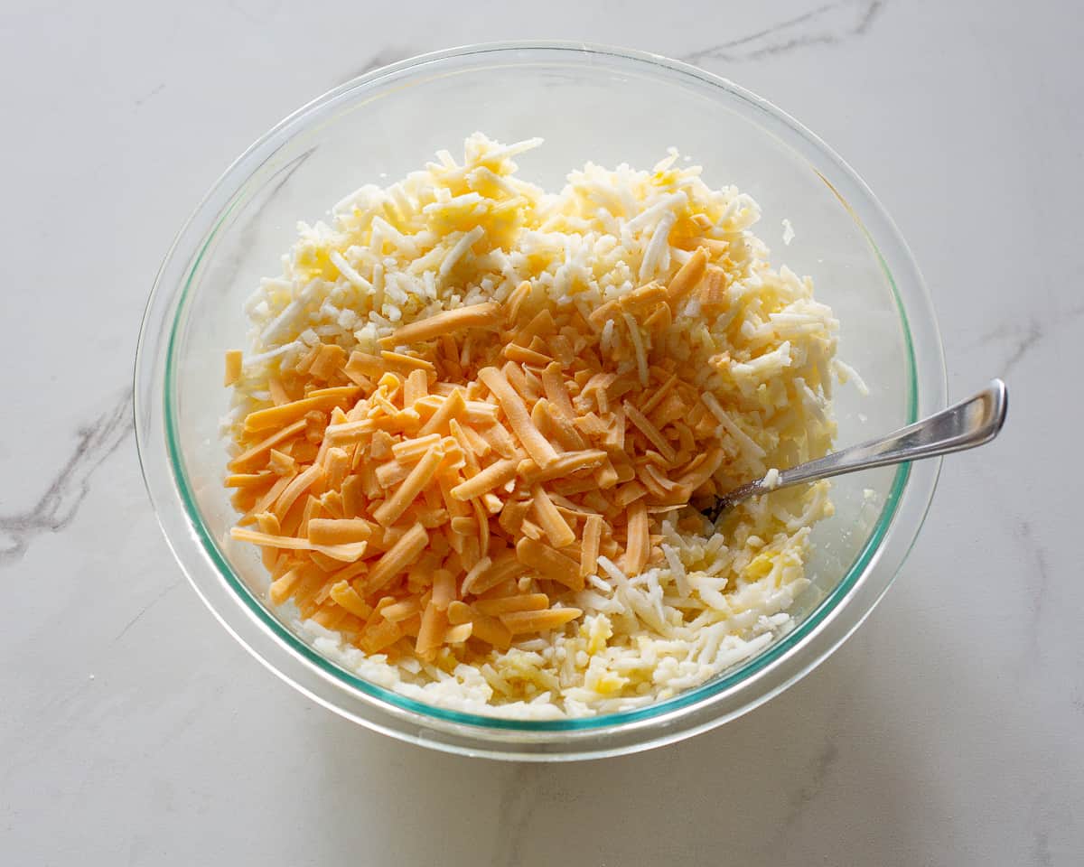 hash browns and cheese