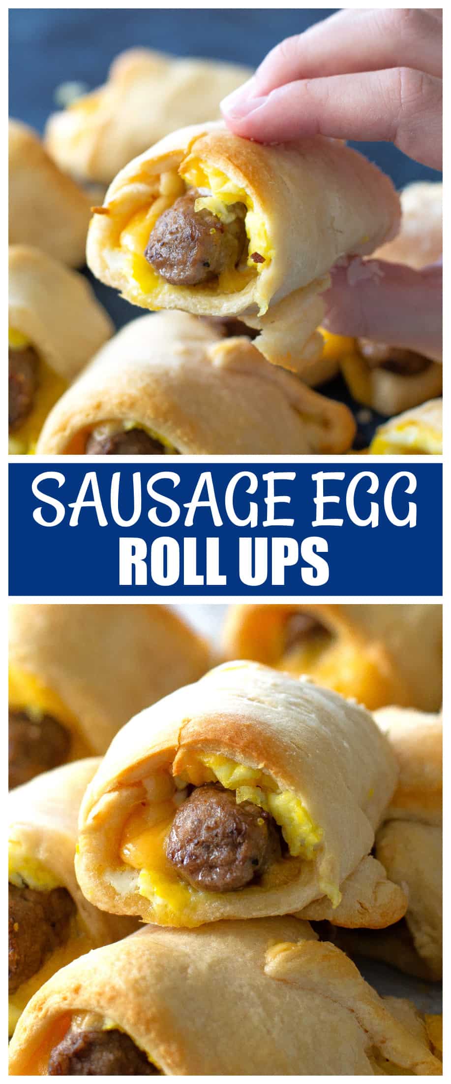 sausage egg roll ups