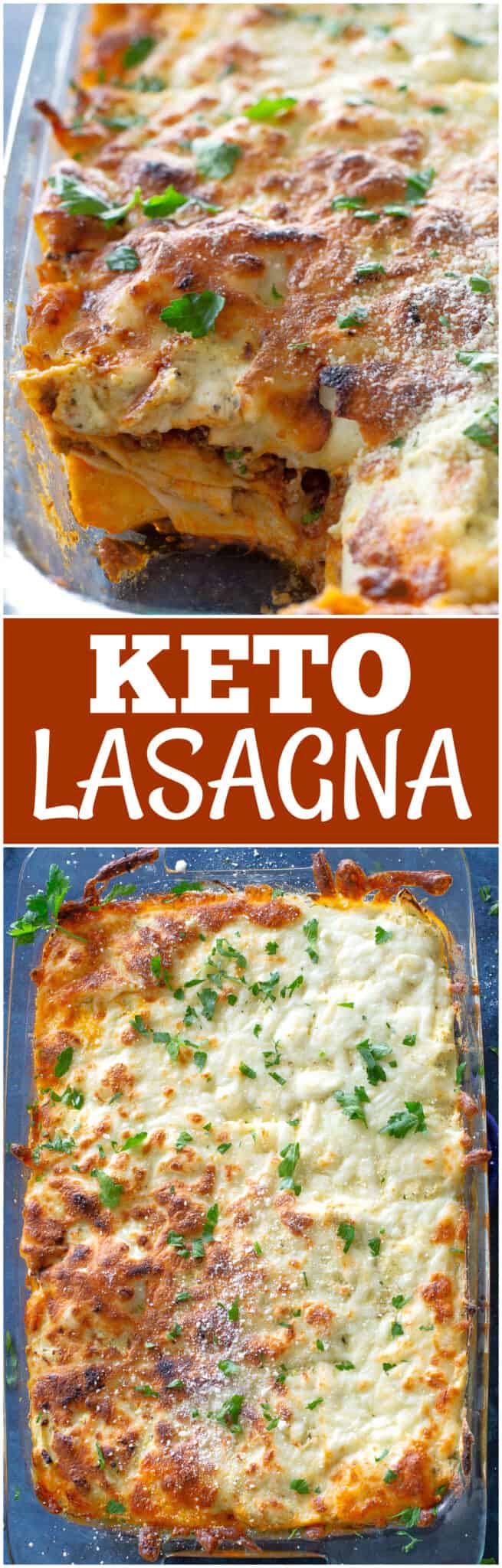 Keto Lasagna Recipe - The Girl Who Ate Everything