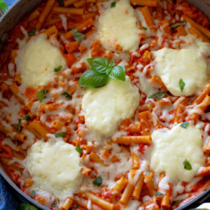 One-Pan Baked Ziti Skillet