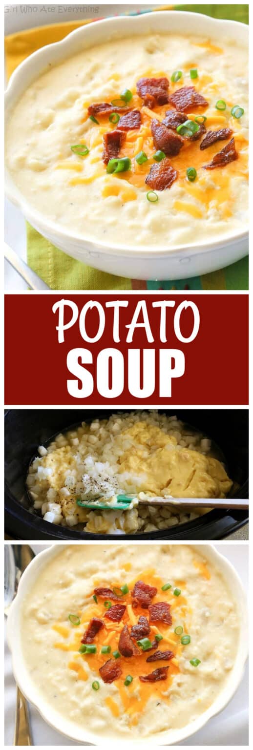 The Best Potato Soup Recipe (+VIDEO) - The Girl Who Ate Everything