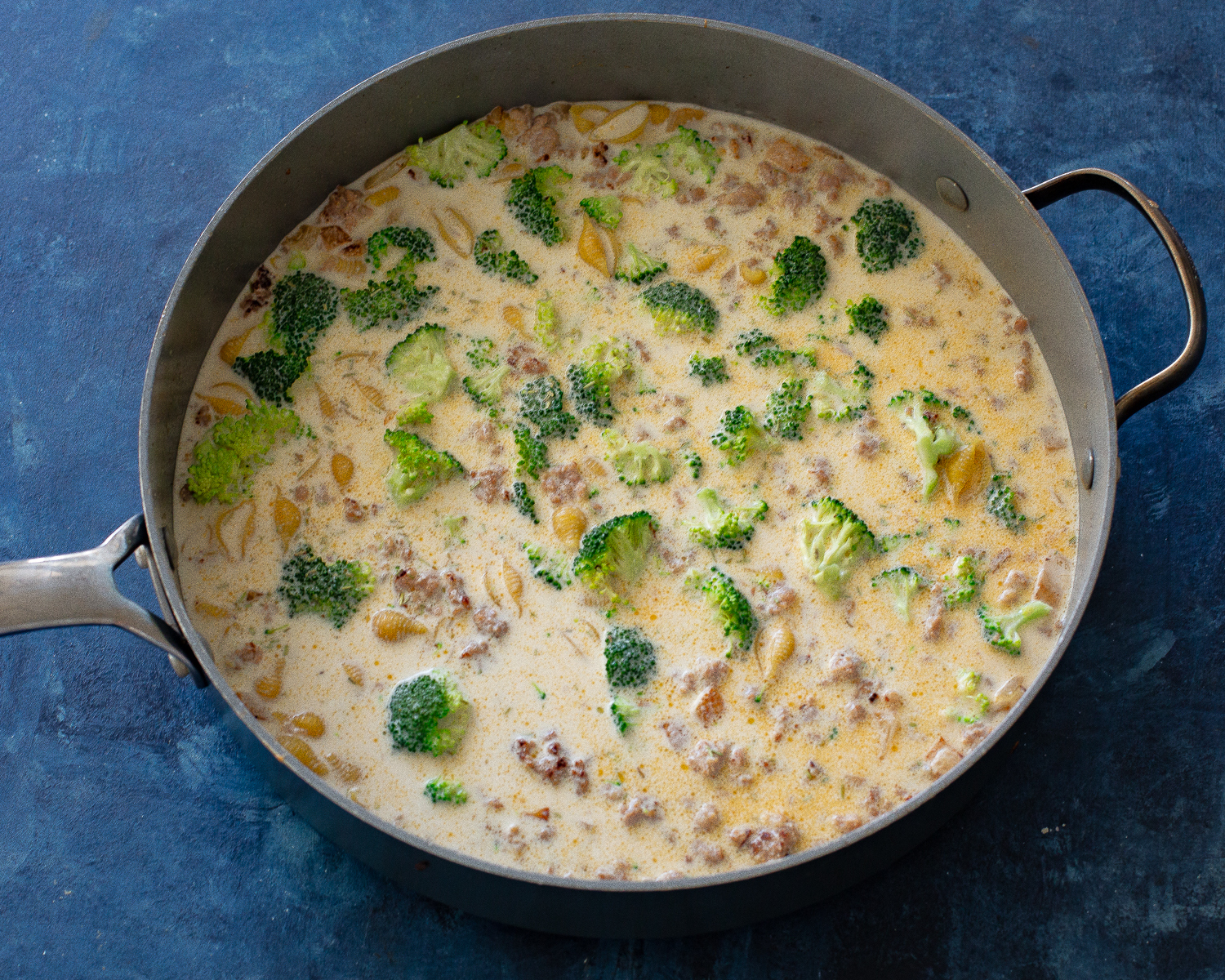 One-Pot Sausage Broccoli Pasta