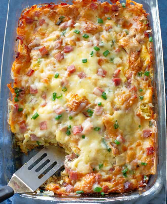 Ham and Swiss Croissant Casserole The Girl Who Ate Everything