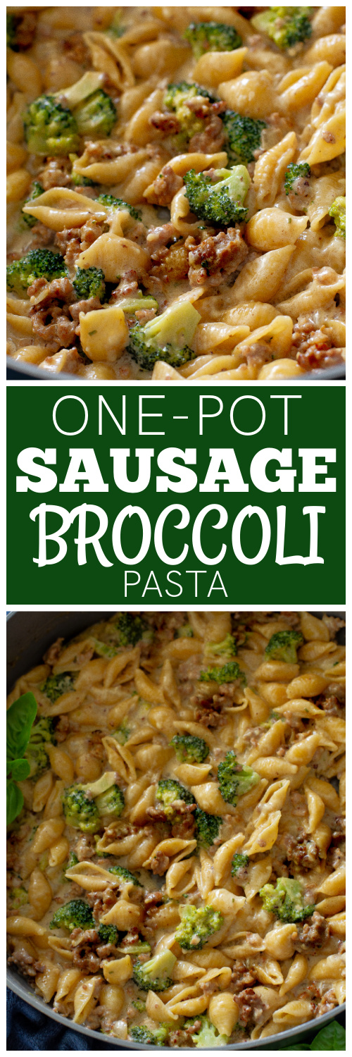 One-Pot Sausage Broccoli Pasta