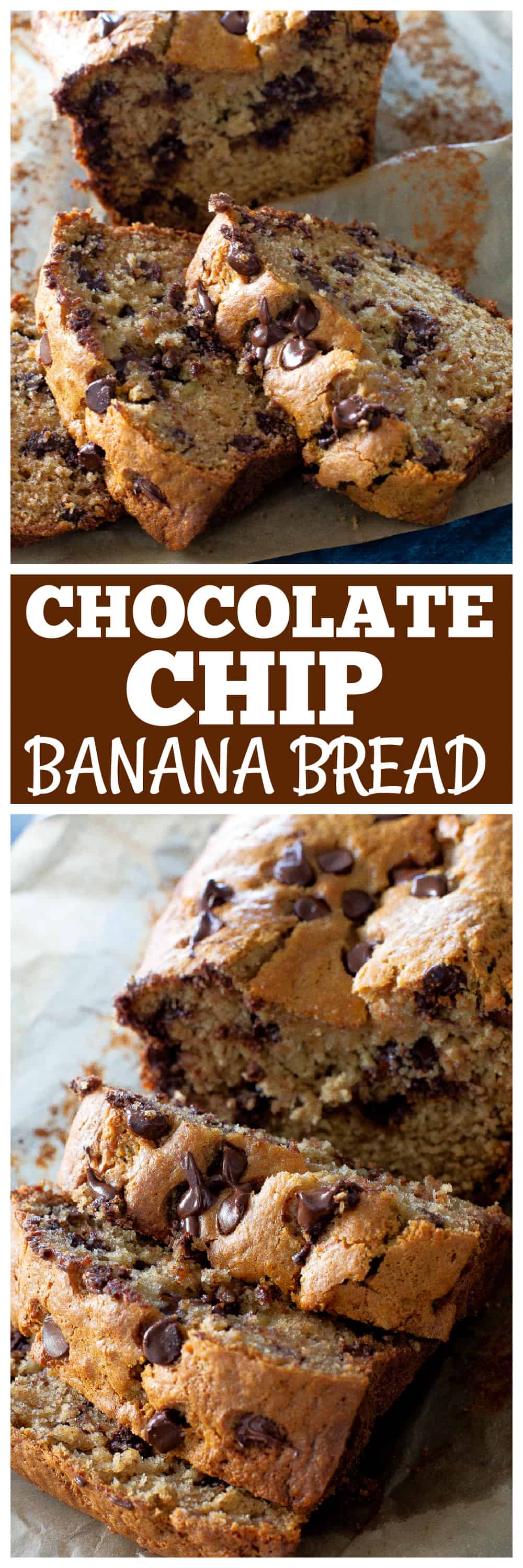 Chocolate Chip Banana Bread slices