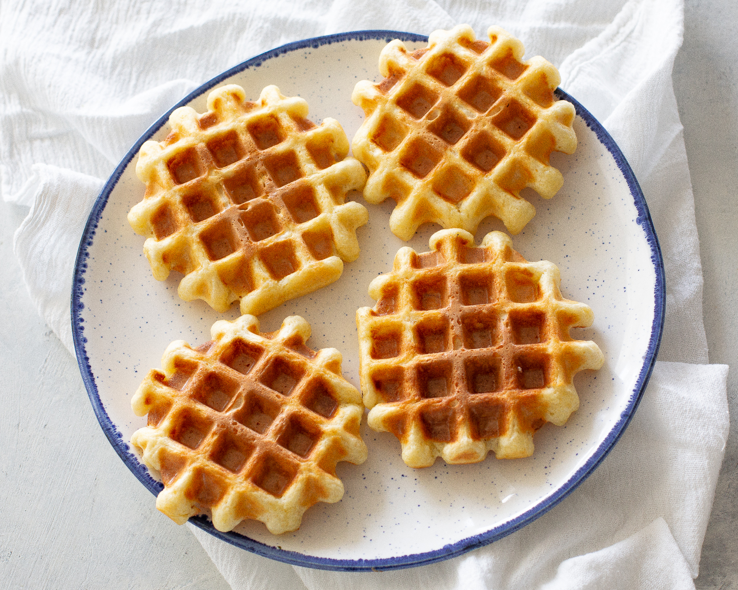 cooked waffles