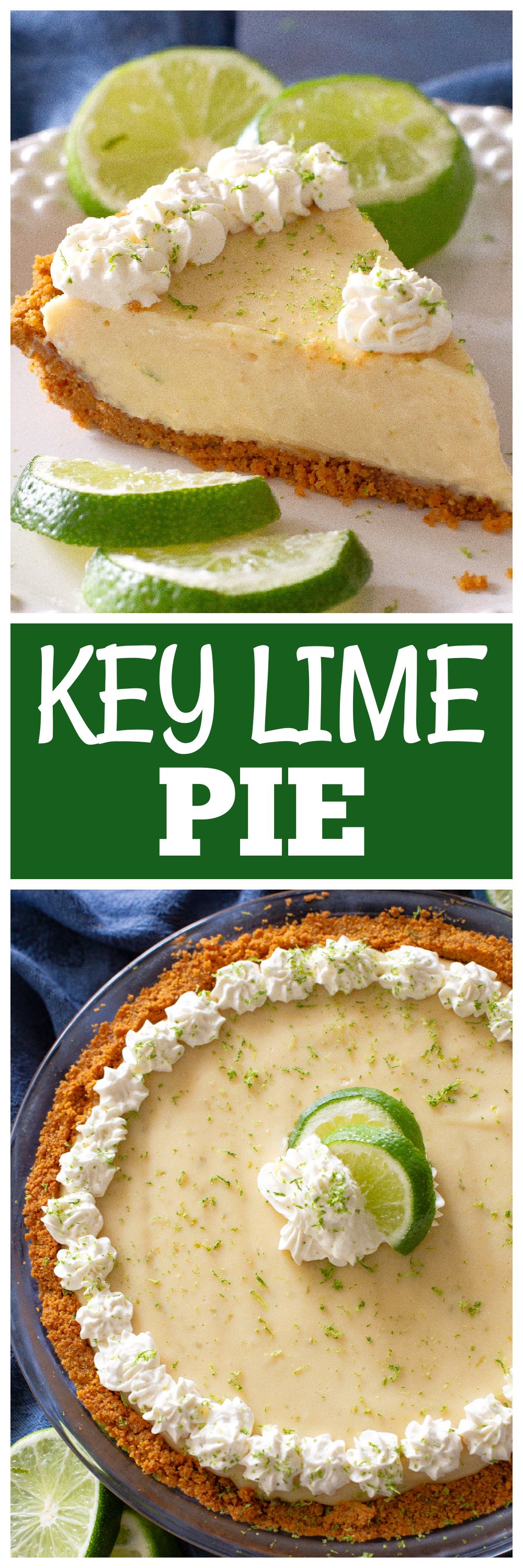 Key Lime Pie with whipped cream
