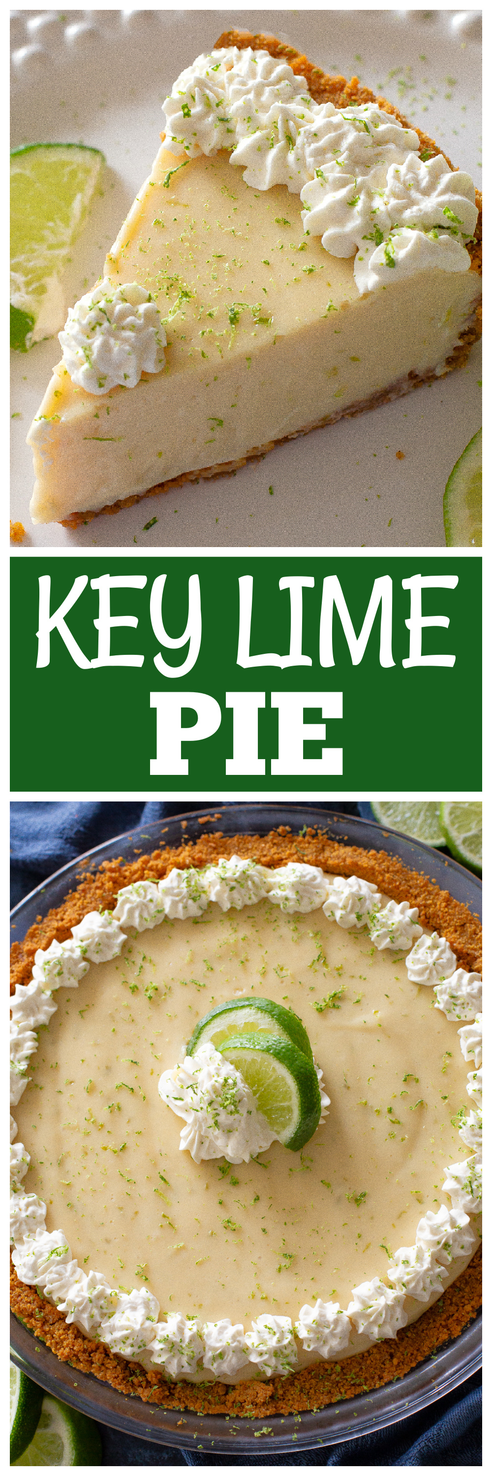 Key Lime Pie with whipped cream