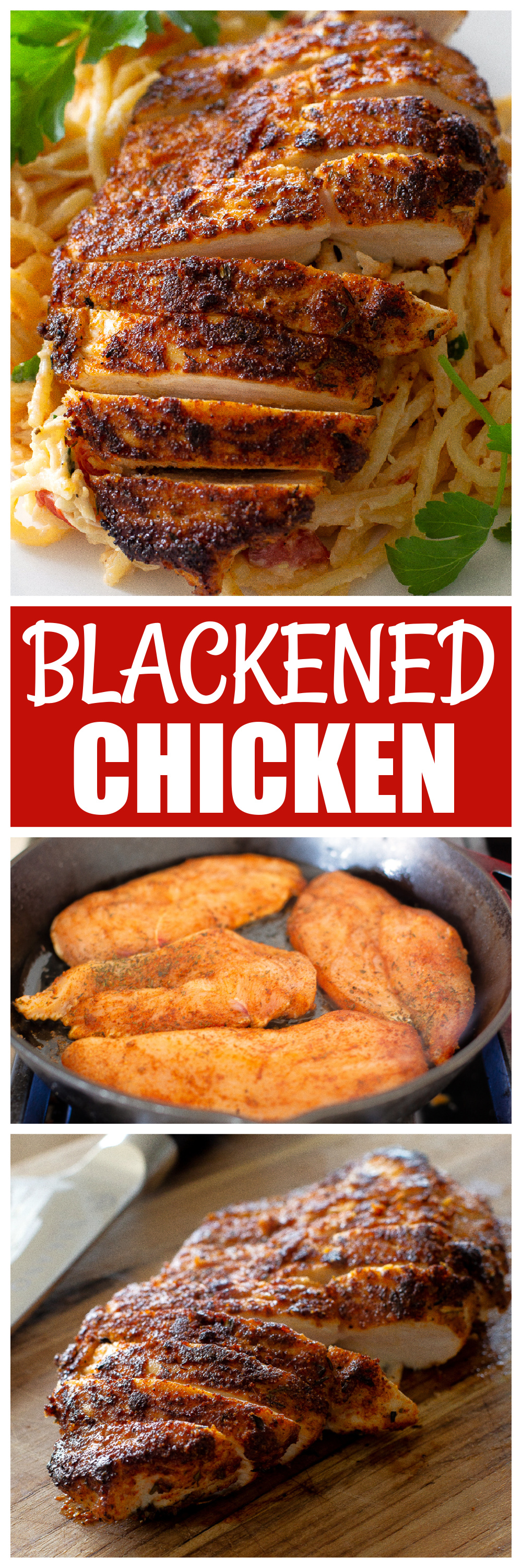 sliced Blackened Chicken
