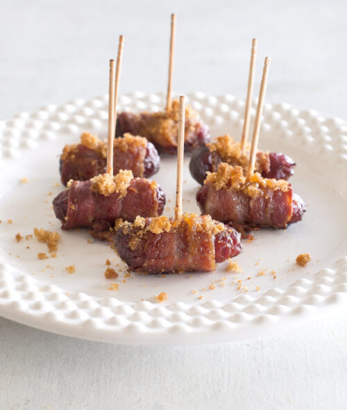 Bacon Wrapped Smokies with Brown Sugar
