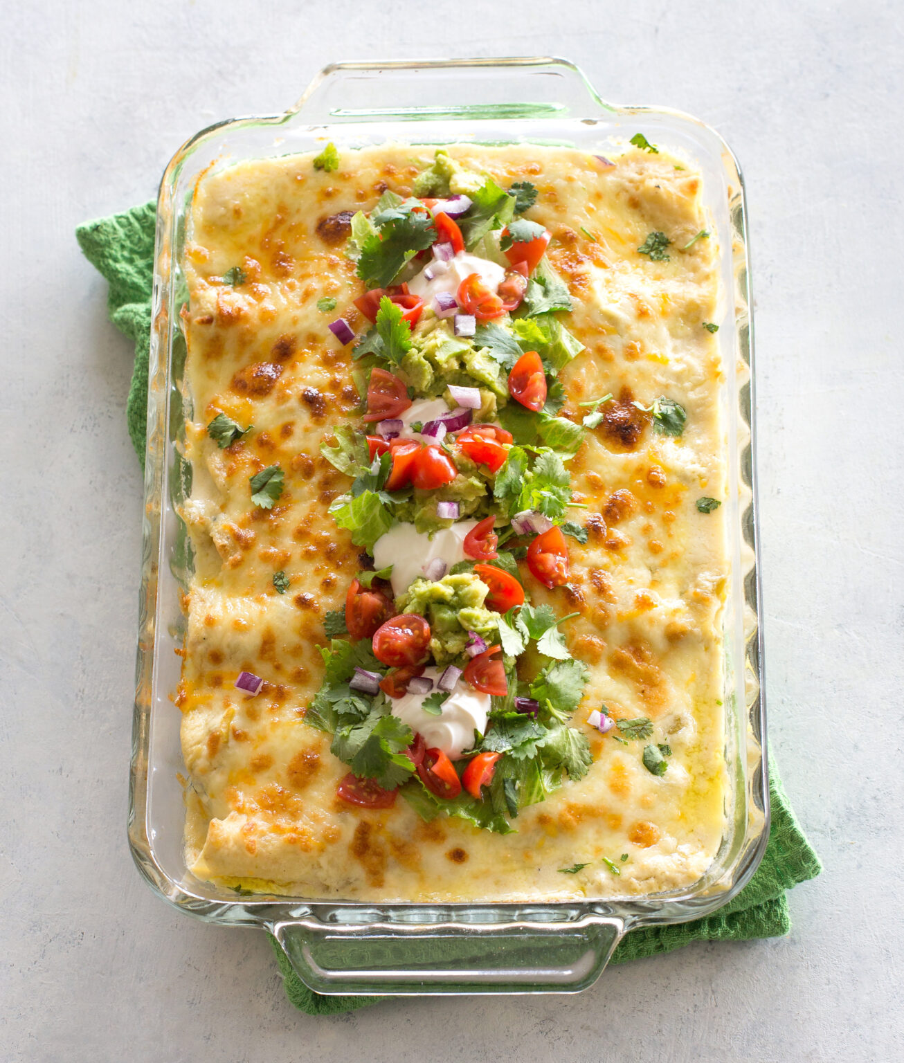 White Chicken Enchiladas