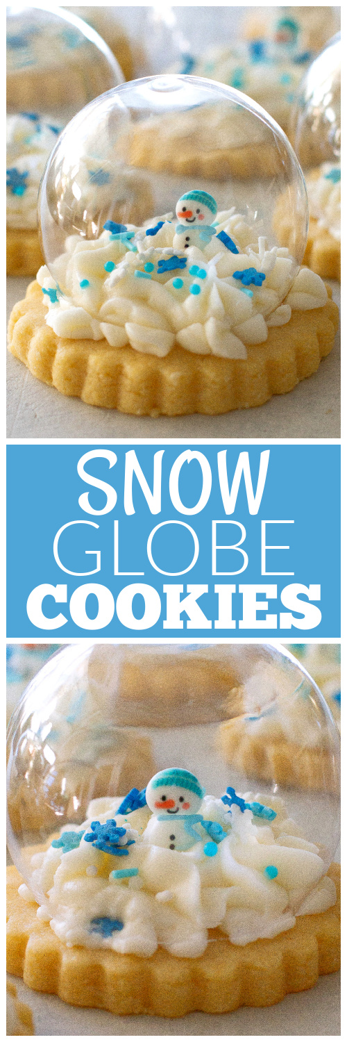 snow globe cookies
