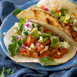 chicken tinga tacos