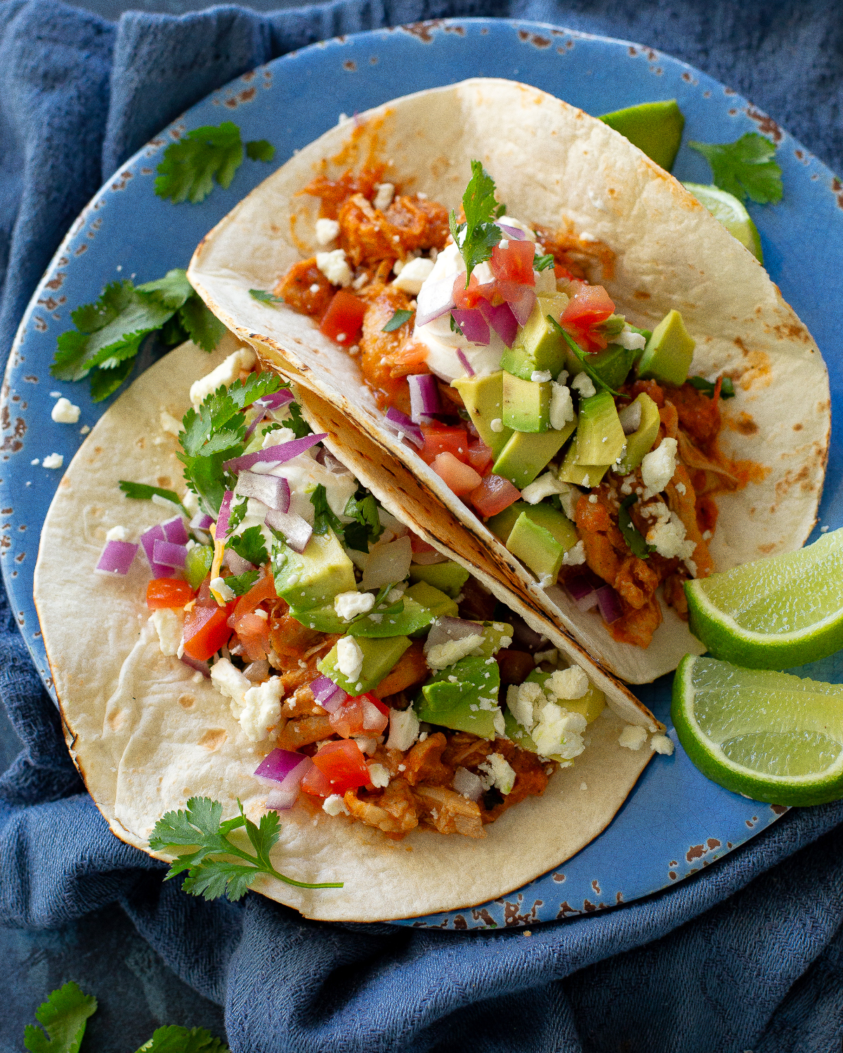 chicken tinga tacos