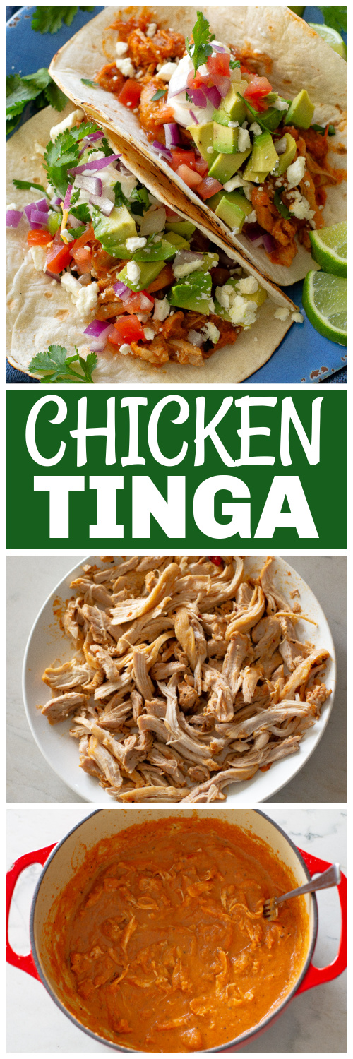 chicken tinga tacos