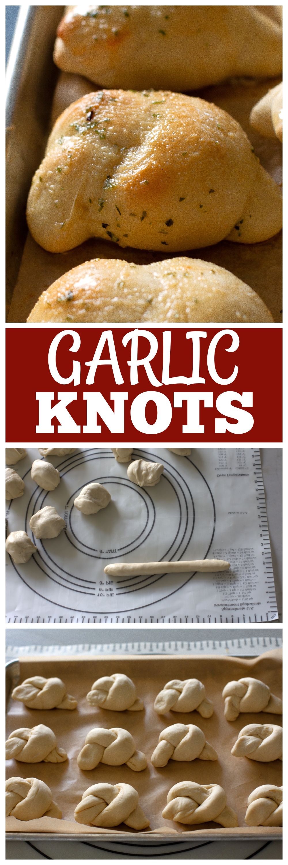 garlic knots with butter on them