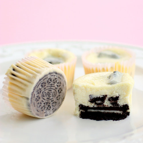 The Cookies and Cream Cheesecakes couldn't be any easier. Each one has a full Oreo as the crust! the-girl-who-ate-everything.com