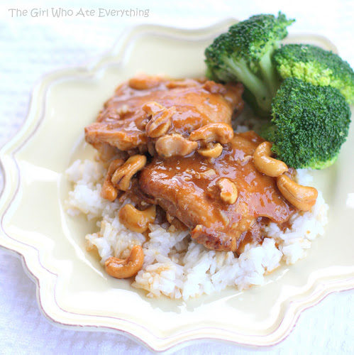 This Slow Cooker Cashew Chicken is full of flavor. All of the work is done in the slow cooker for an easy quick dinner.