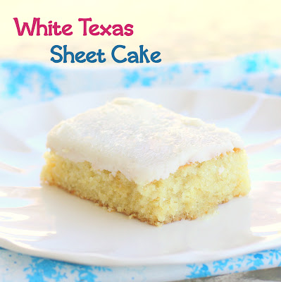 White Texas Sheet Cake