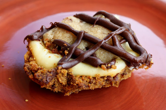 chocolate chip cookie dough cheesecake bars